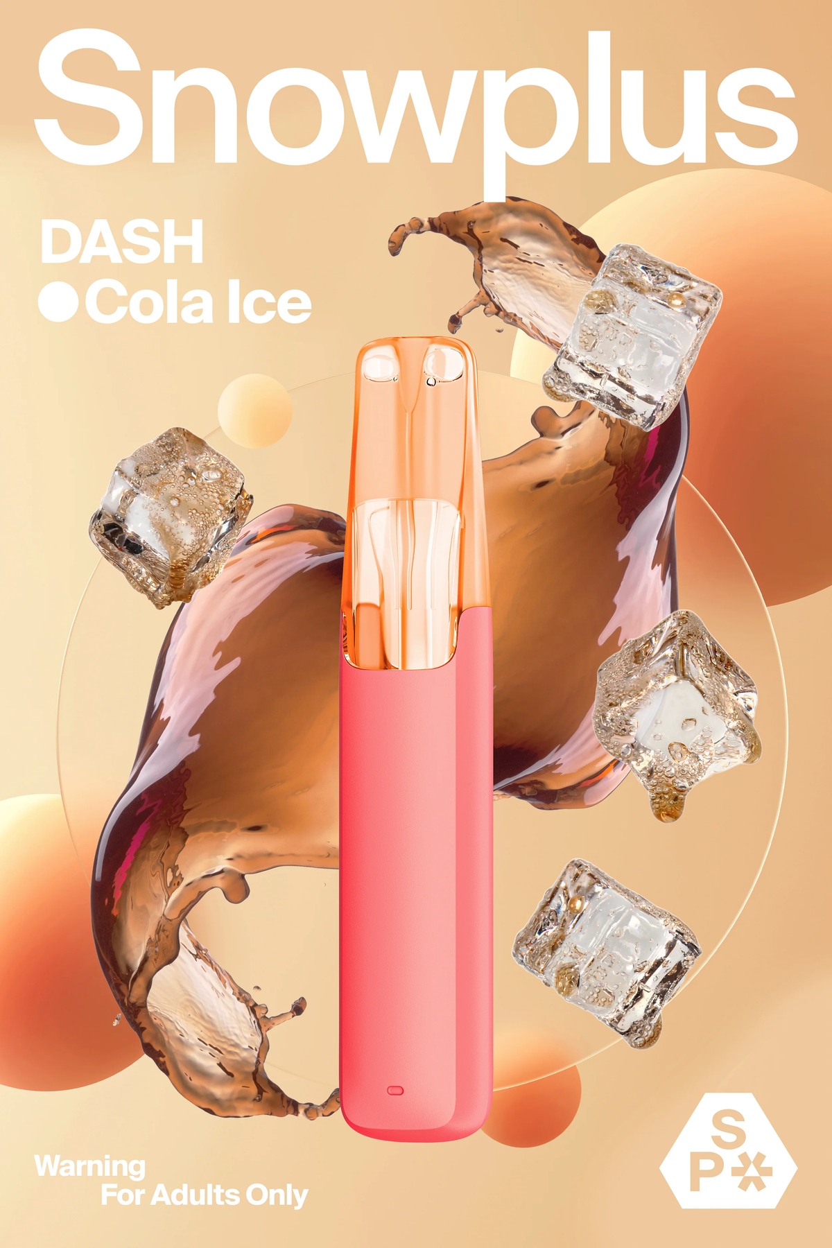 Snowplus DASH 4000 Puffs - Cola Ice