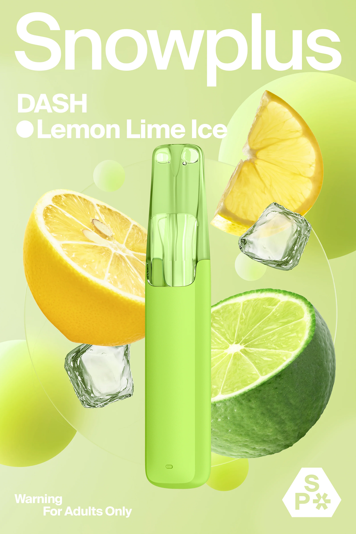 Snowplus DASH 4000 Puffs - Lemon Lime Ice