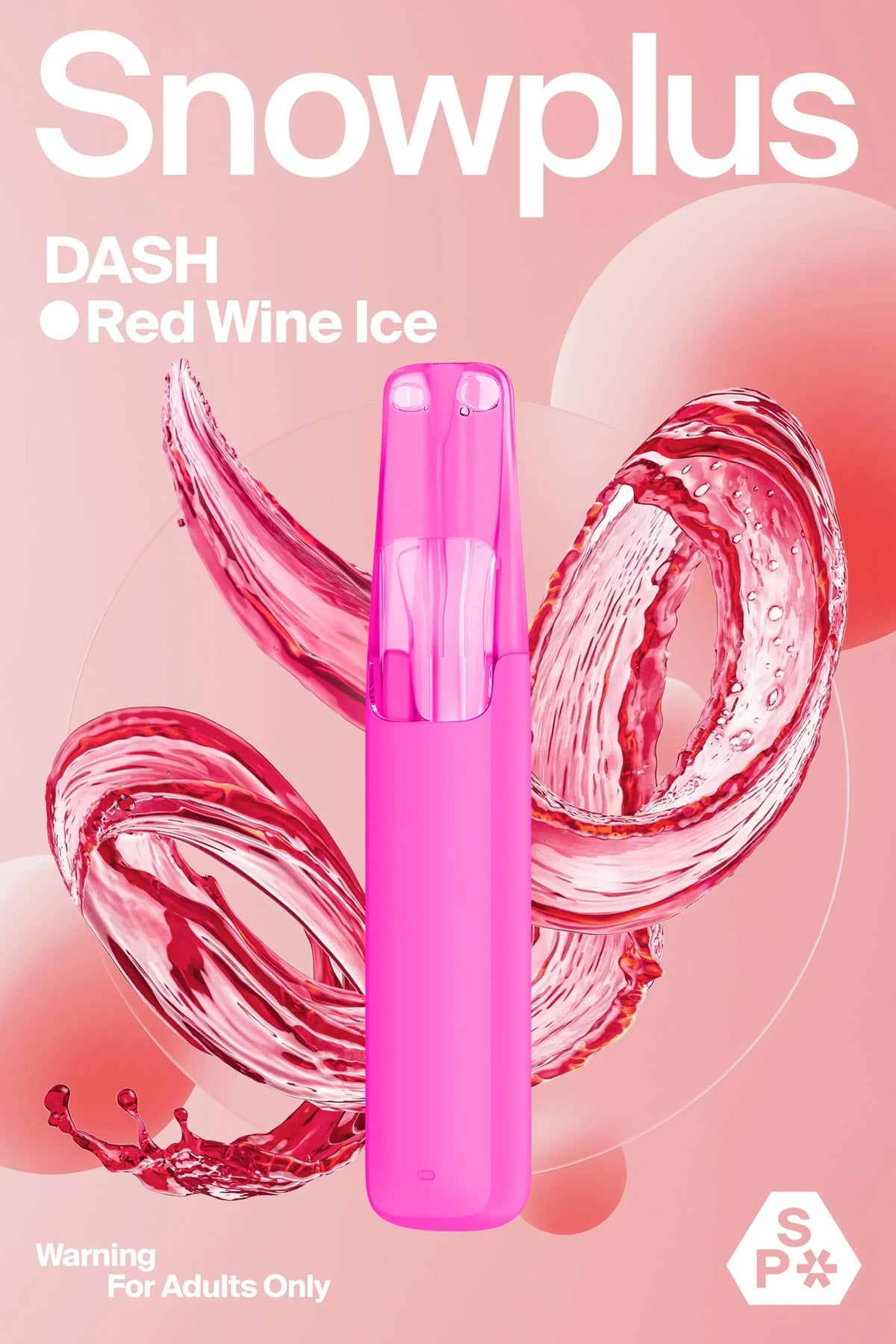 Snowplus DASH 4000 Puffs - Red Wine Ice