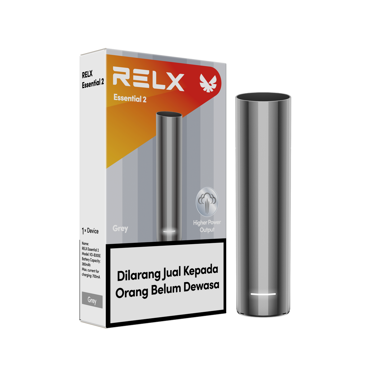 RELX Essential Device 2 ¨C Black stylish vape pod device. Purchase at VapingPuff with Melbourne same-day delivery & nationwide express shipping including Sydney & Brisbane.