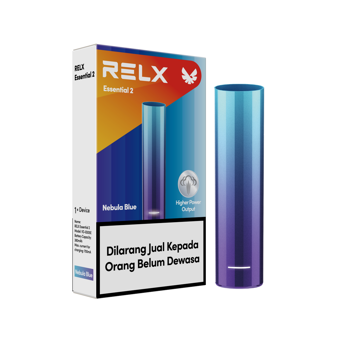 RELX Essential Device 2 ¨C Steel Silver colour, premium pod vape kit for RELX cartridges. VapingPuff offers Melbourne same-day delivery & fast Australia-wide express.