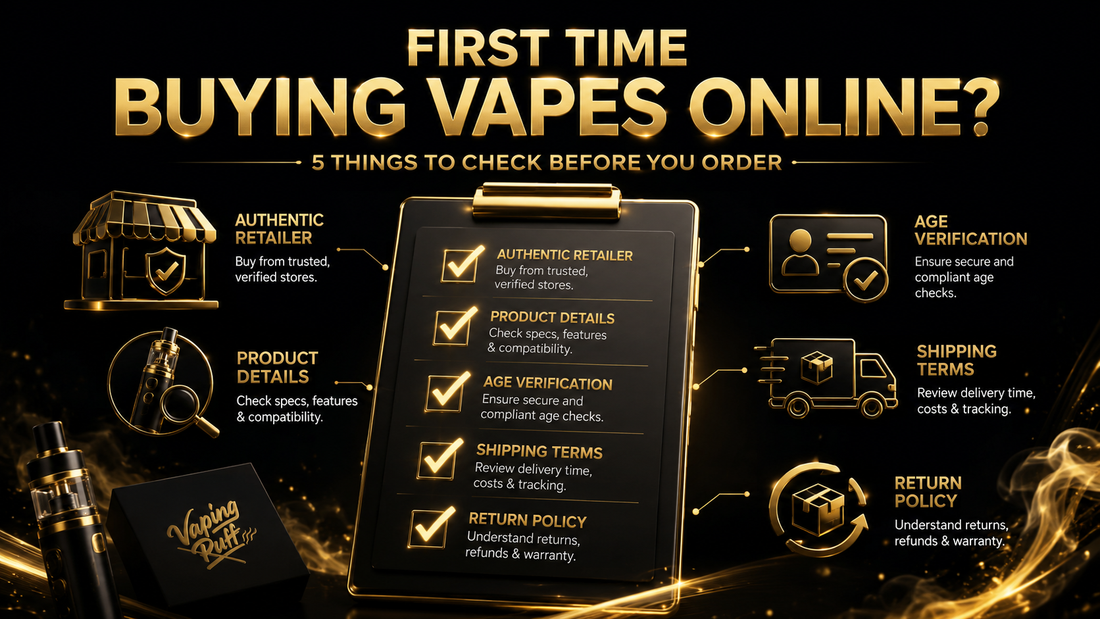 First Time Buying Vapes Online? What to Check Before You Order