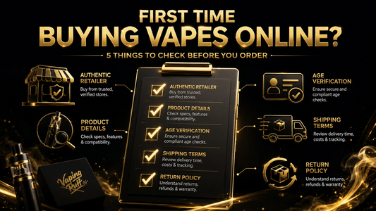 First Time Buying Vapes Online? What to Check Before You Order