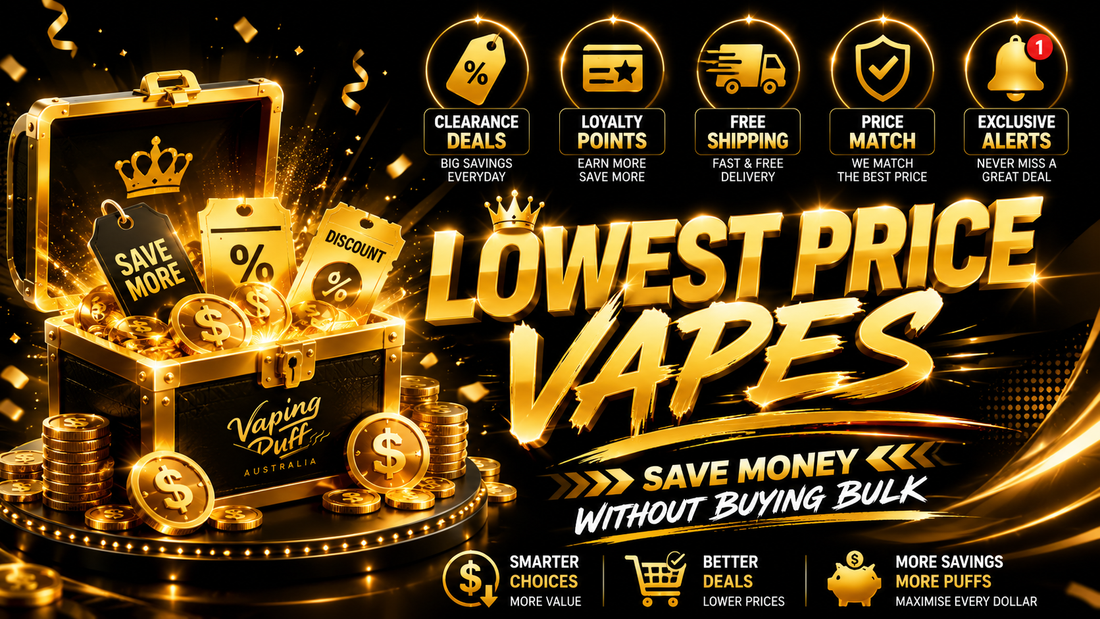 Lowest Price Vapes Australia: Where to Save Money Without Buying Bulk
