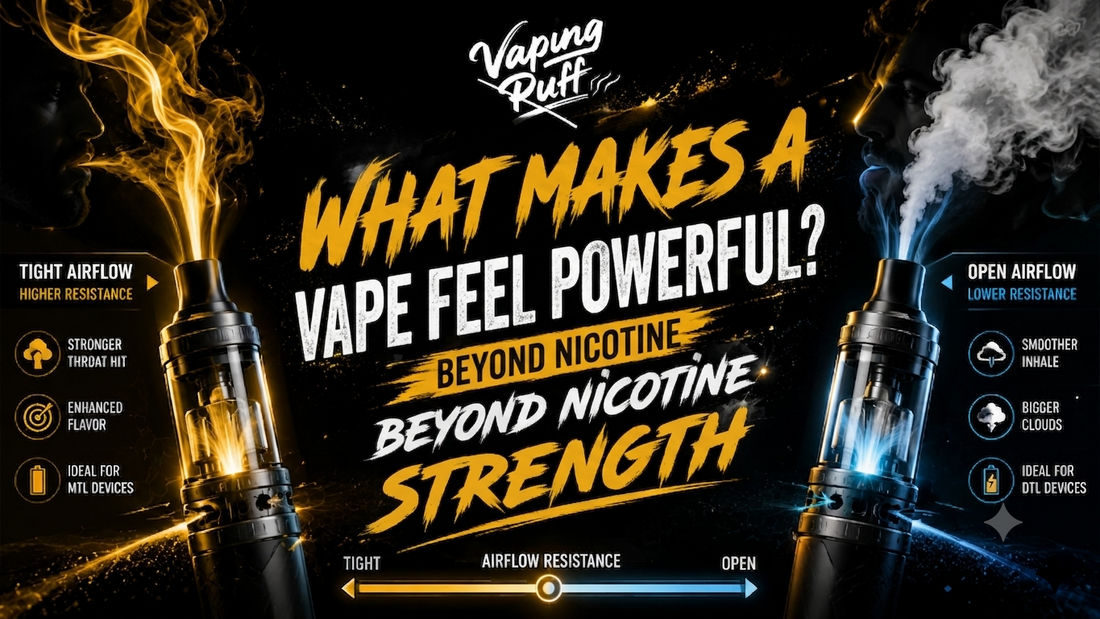 What Makes a Vape Feel "Powerful"? Beyond Nicotine Strength