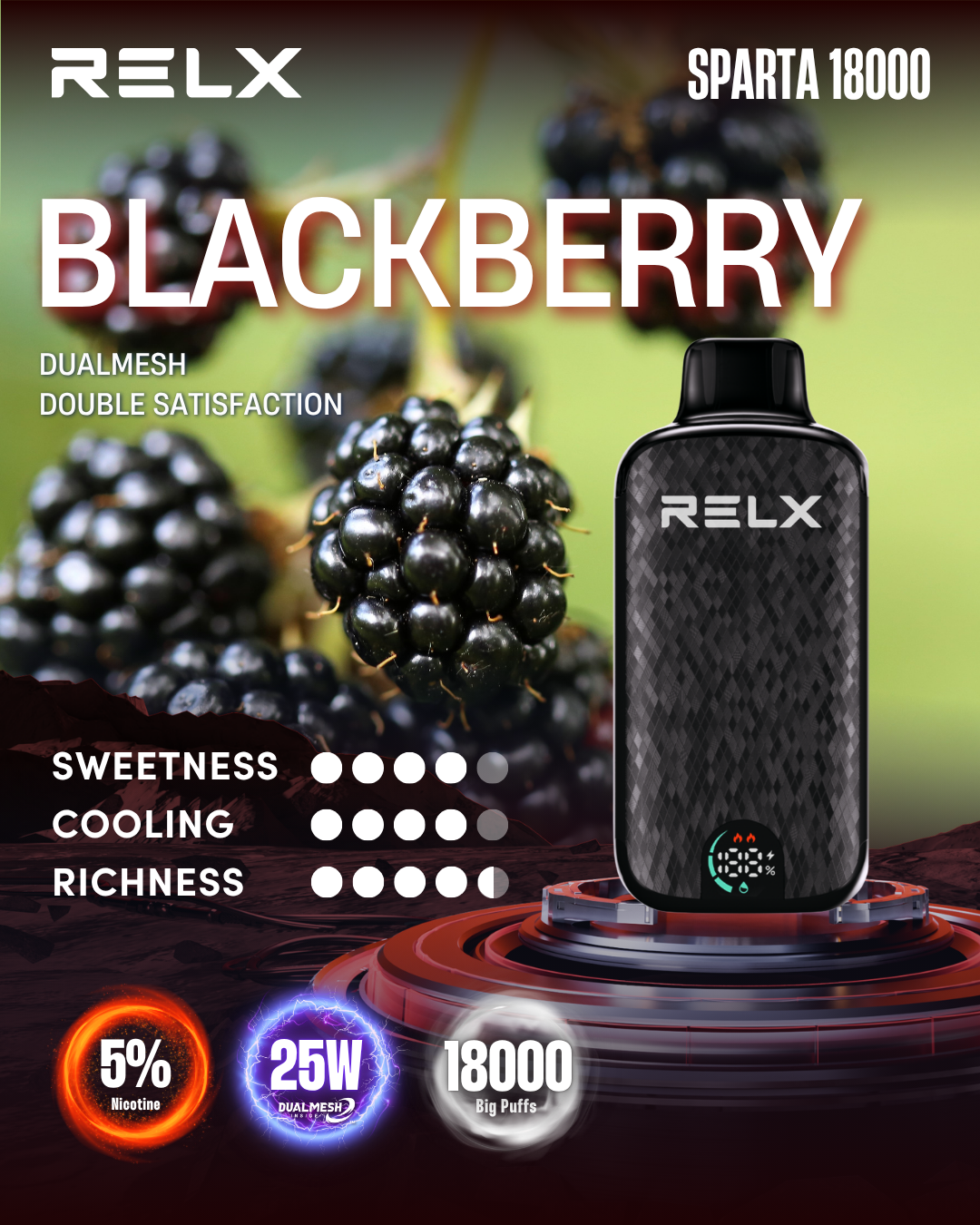 RELX Sparta 18000 Puffs
