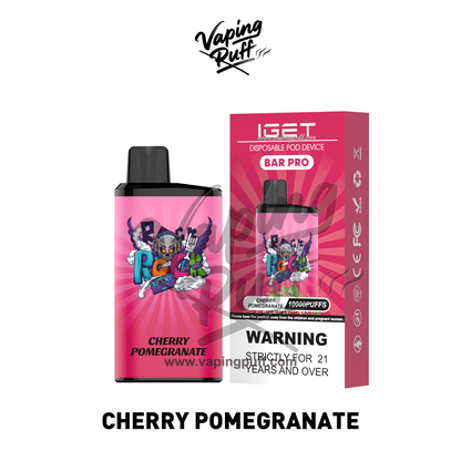 3 x IGET Bar Pro 10000 Puffs $233.99