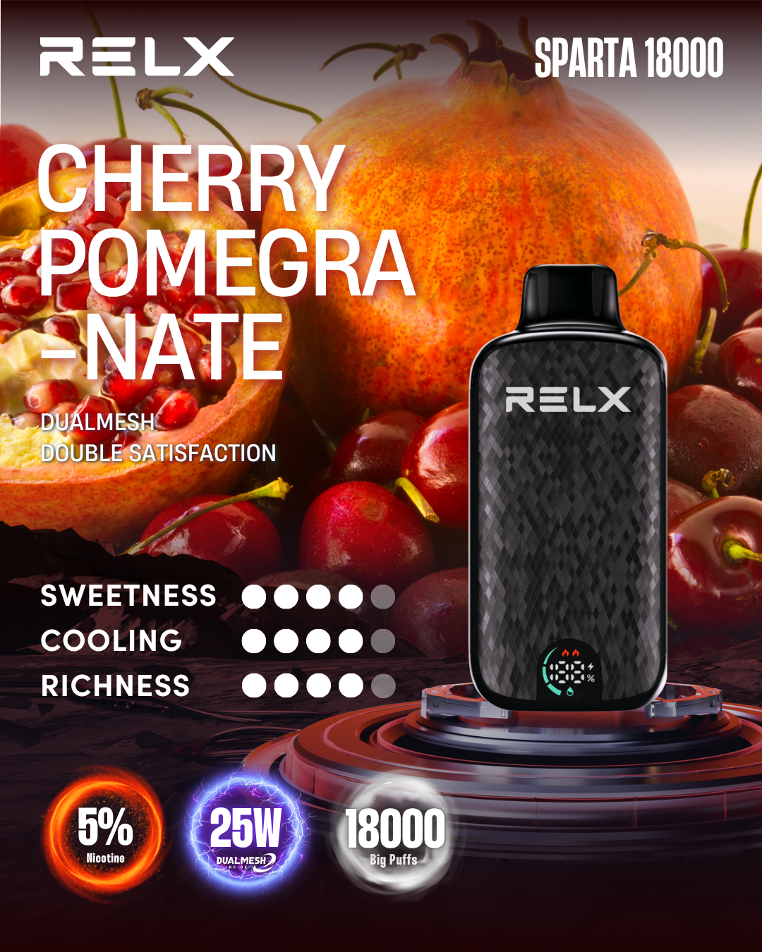 RELX Sparta 18000 Puffs