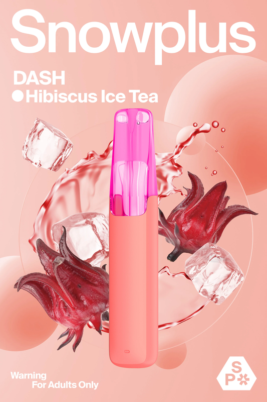 Snowplus DASH 4000 Puffs - Hibiscus Ice Tea