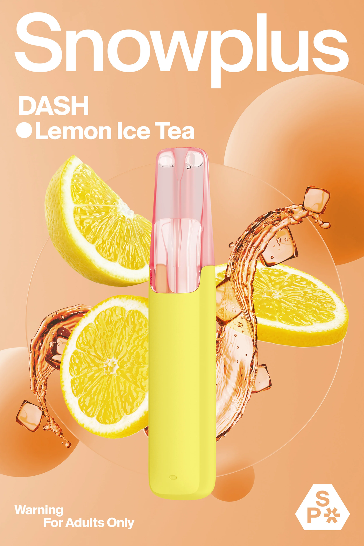 Snowplus DASH 4000 Puffs - Lemon Ice Tea