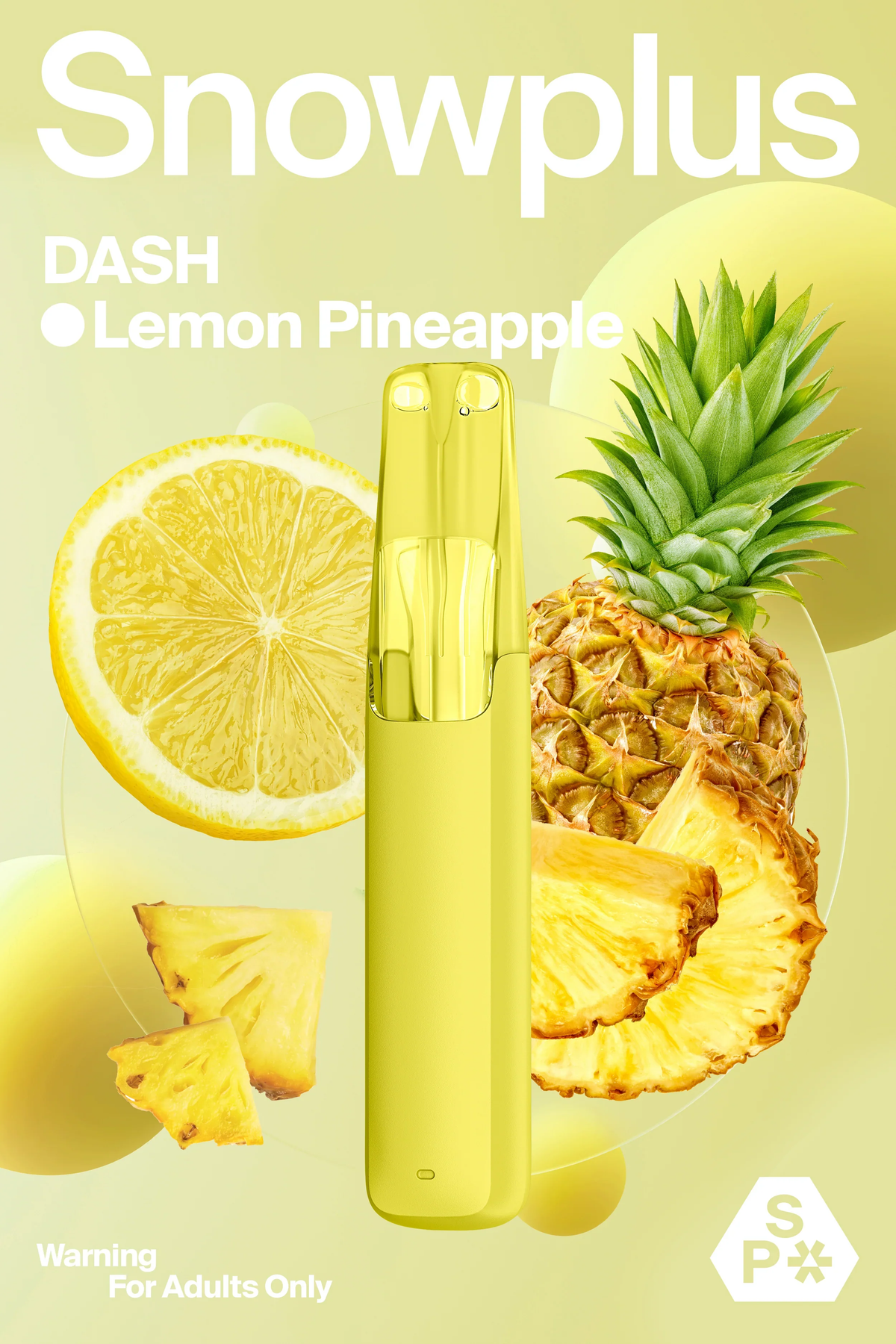 Snowplus DASH 4000 Puffs - Lemon Pineapple