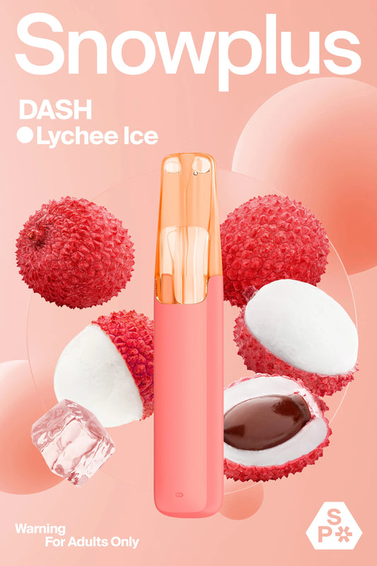 Snowplus DASH 4000 Puffs - Lychee Ice