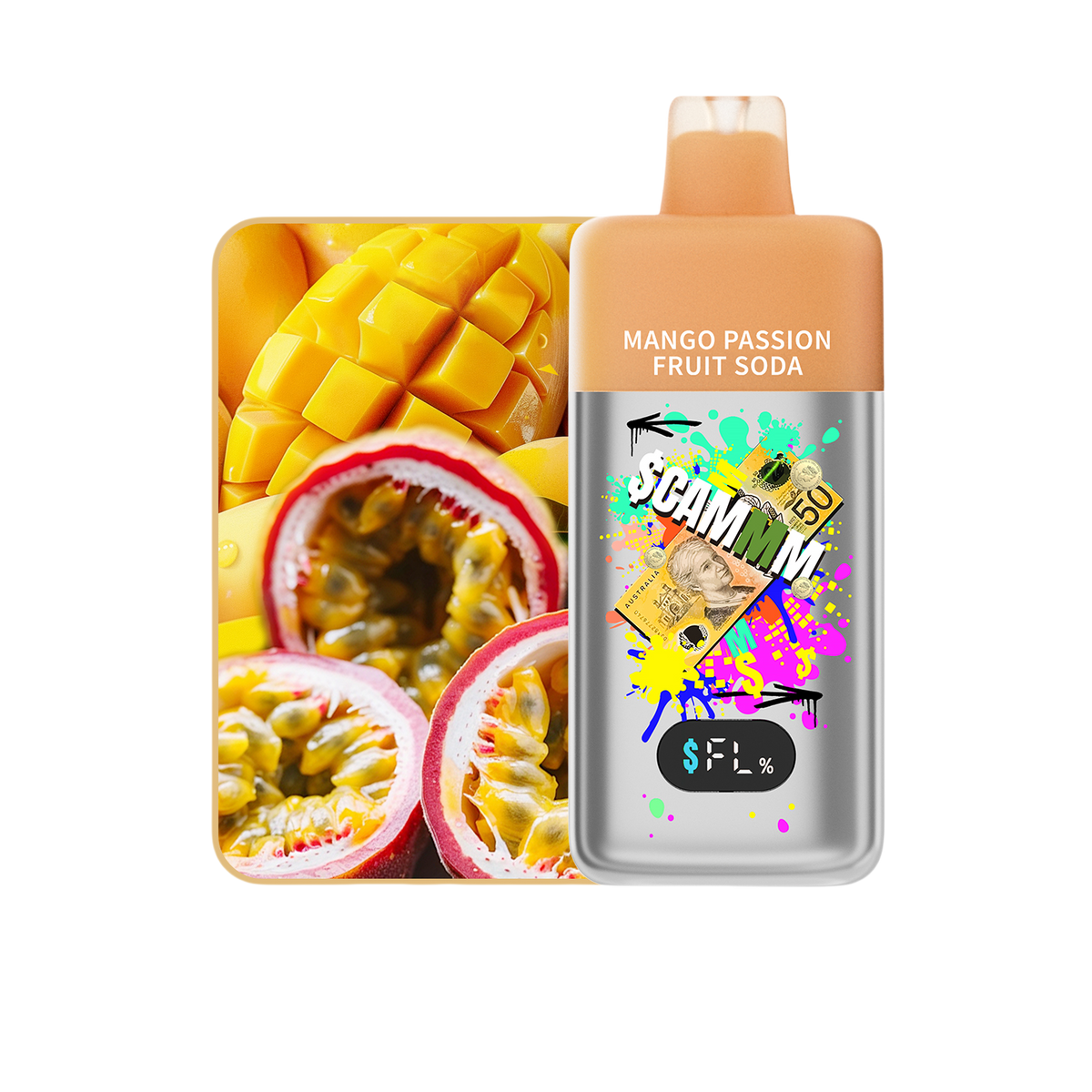 $cammm 15000 Puffs - Mango Passion Fruit Soda