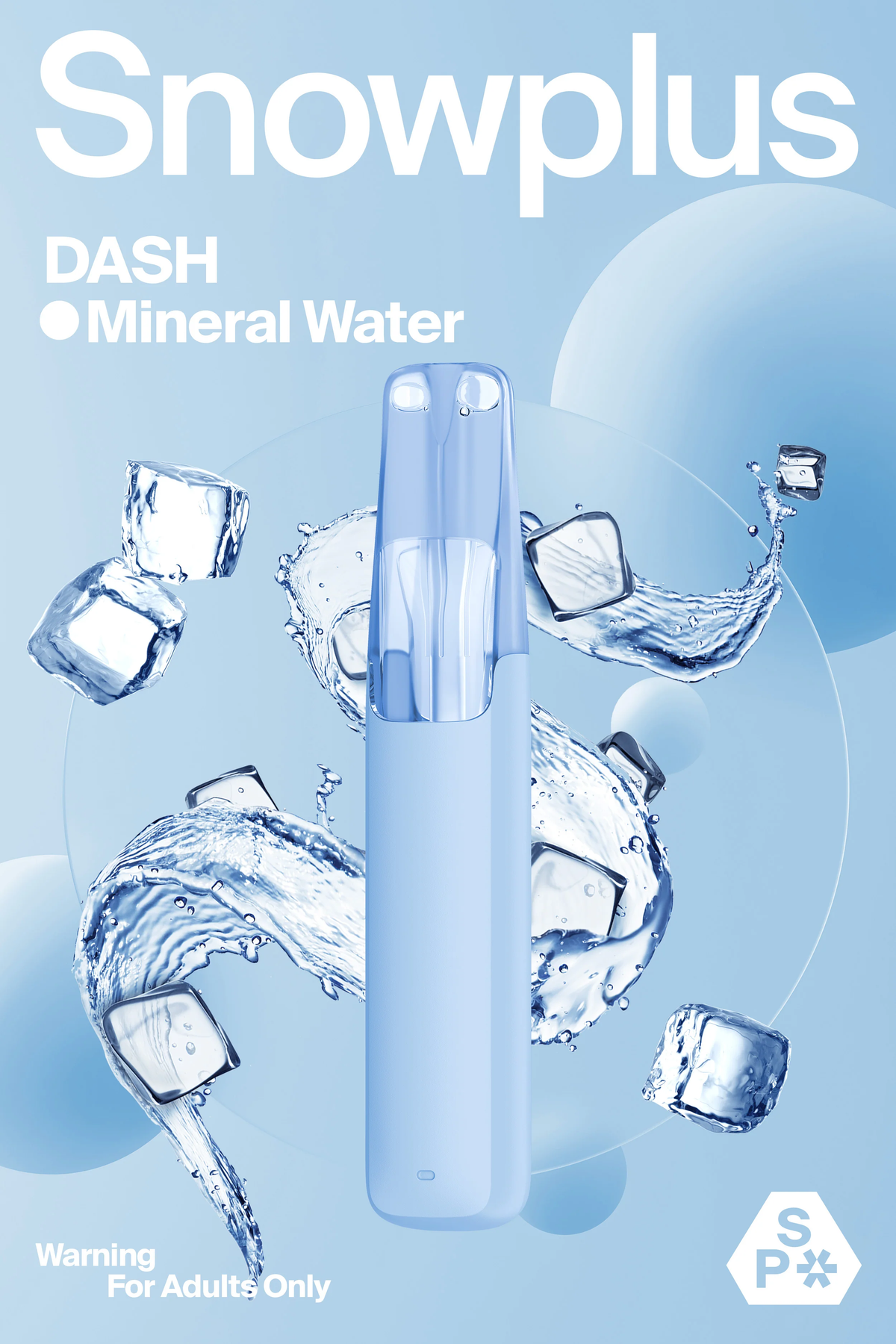 Snowplus DASH 4000 Puffs - Mineral Water