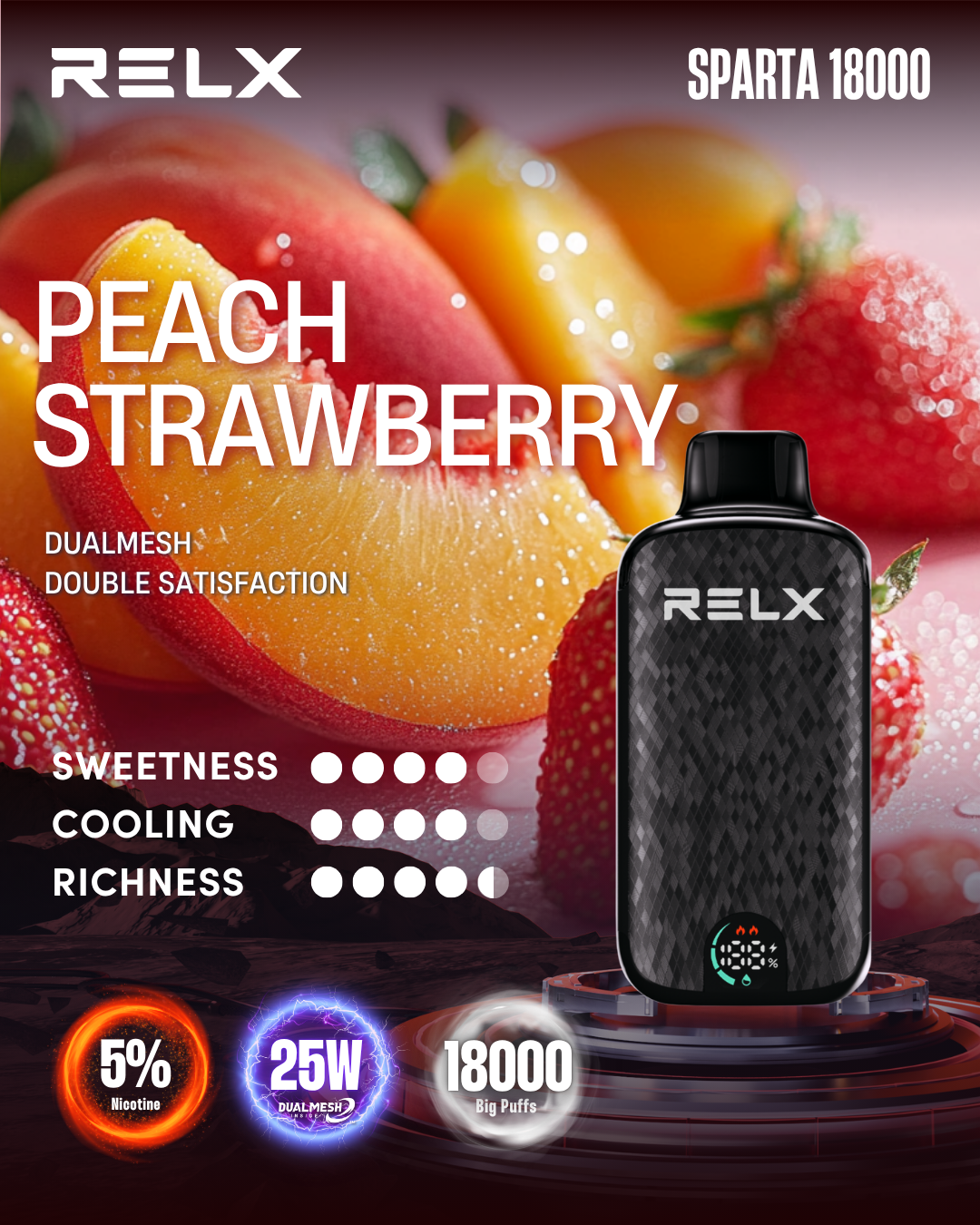 RELX Sparta 18000 Puffs