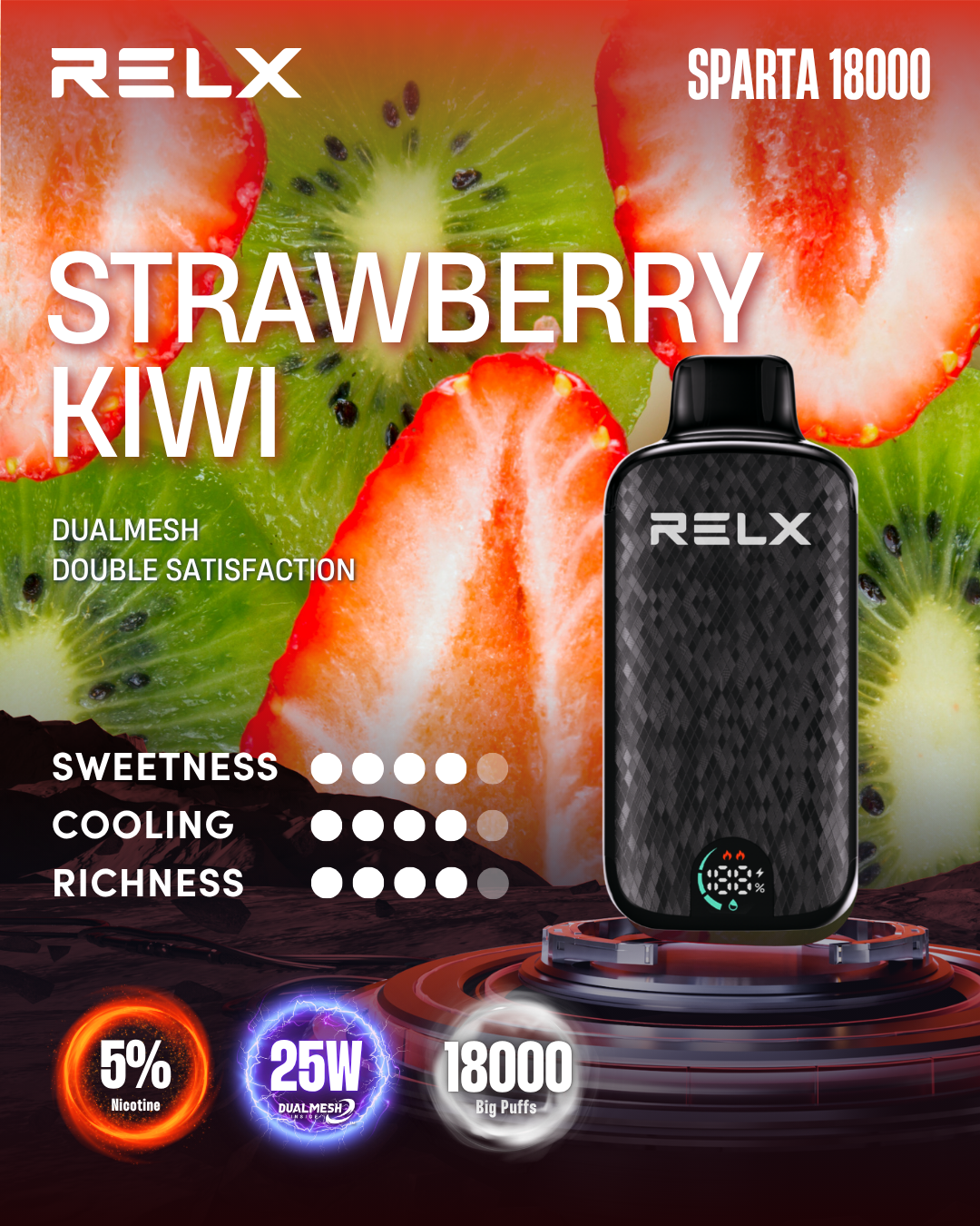 RELX Sparta 18000 Puffs