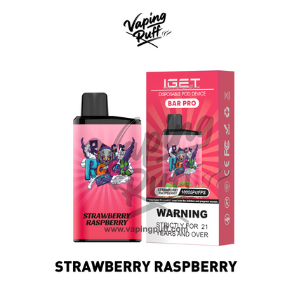 3 x IGET Bar Pro 10000 Puffs $233.99