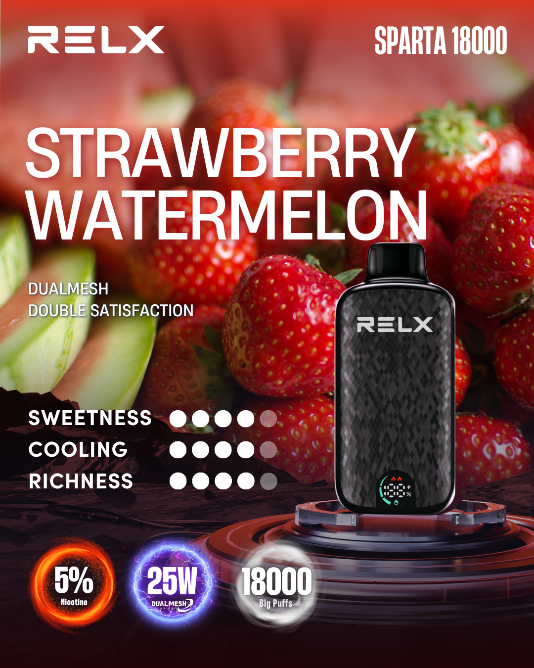 RELX Sparta 18000 Puffs