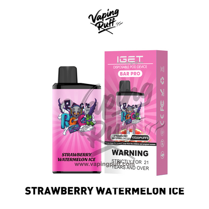 3 x IGET Bar Pro 10000 Puffs $233.99