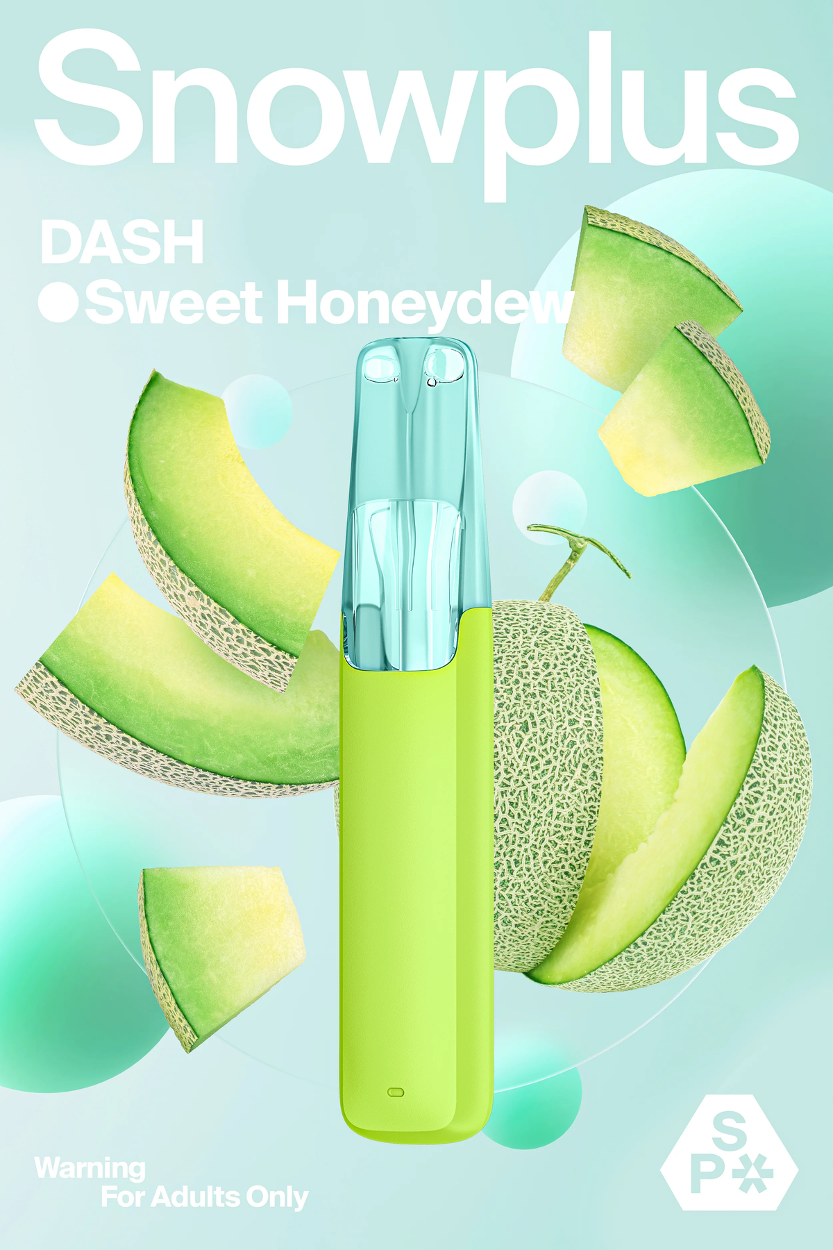 Snowplus DASH 4000 Puffs - Sweet Honeydew