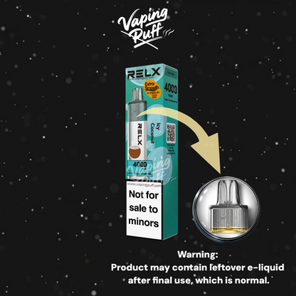 5 x Relx MagicGo 4000 Puffs $144.99