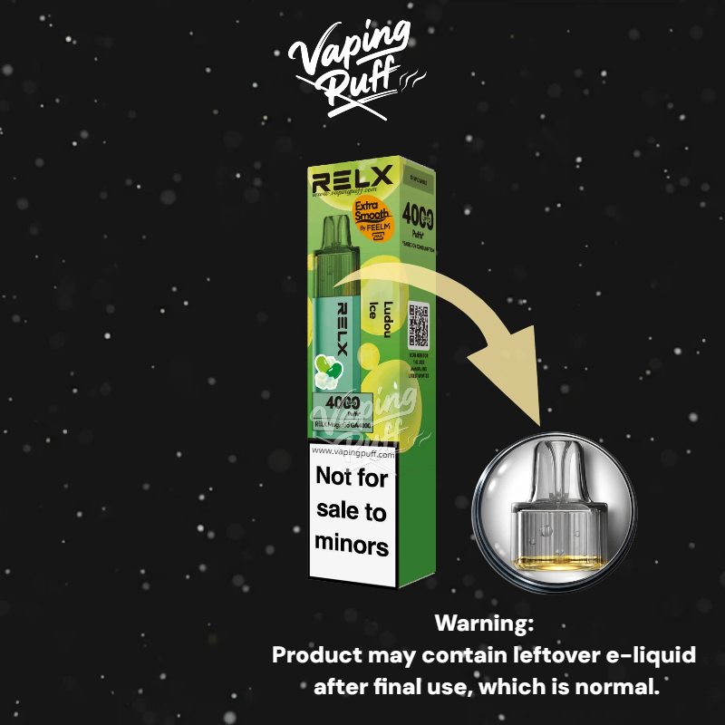 5 x Relx MagicGo 4000 Puffs $144.99