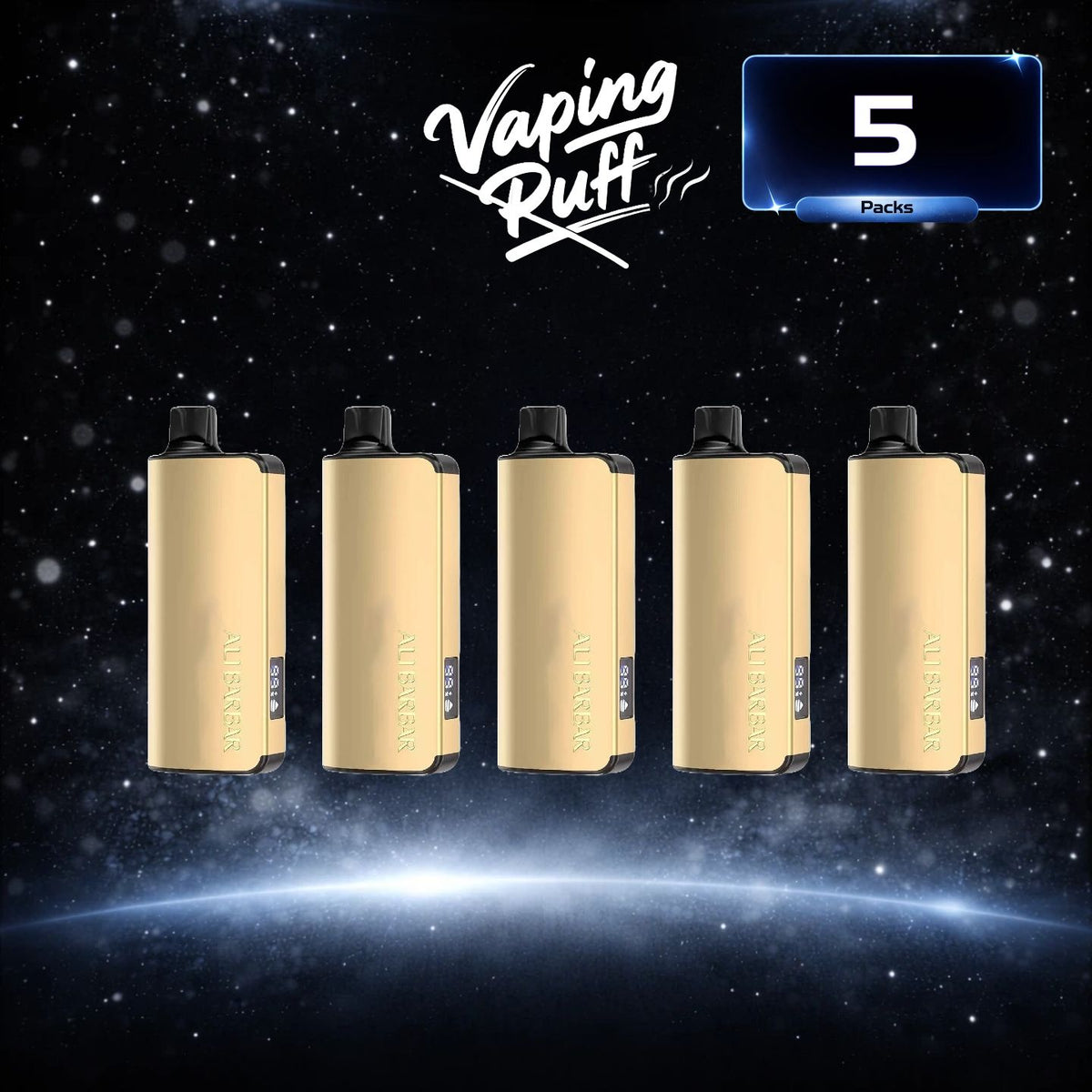 5 x Alibarbar Ingot 9000 Puffs $164.99