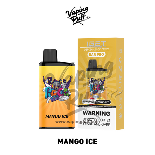 IGET Bar Pro 10000 Puffs disposable vape in Chupa Chups Strawberry ¨C buy online at VapingPuff Australia.