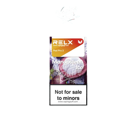 RELX Pod 650 puffs disposable vape in Mangosteen Ice – buy online at VapingPuff Australia.