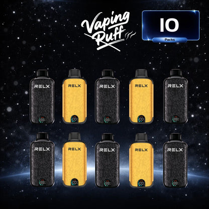 10 x RELX Sparta 18000 Puffs $449.99