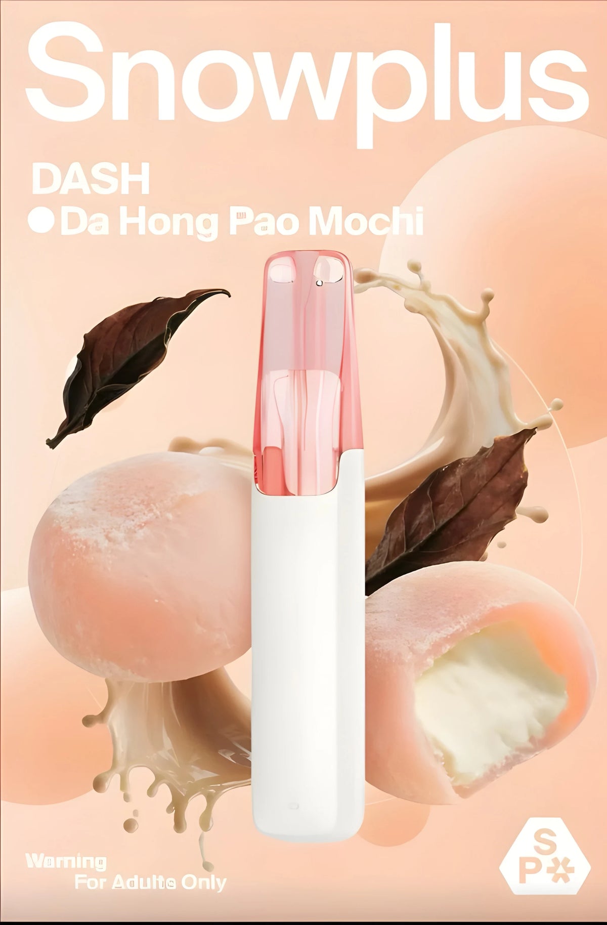 Snowplus DASH 4000 Puffs vape in Da Hong Pao Mochi – buy online at VapingPuff Australia with Melbourne same-day delivery, and express shipping to Sydney, Brisbane, Adelaide and Hobart.