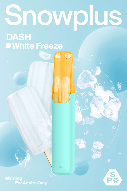 Snowplus DASH 4000 Puffs White Freeze – buy from VapingPuff Australia with Melbourne same-day delivery and express to Sydney, Brisbane, Adelaide and Hobart.